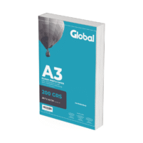 Papel Glossy A3 de 200 Grs - Resma de 20 hojas