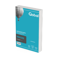 Papel Mate 5R (130 x 180 mm) tamaño para fotografía de 190 Grs - Resma de 20 hojas