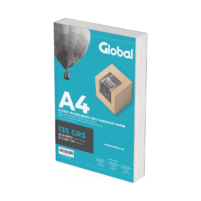 Papel Autoadhesivo A4 Glossy 135 gr - Resma de 20 hojas