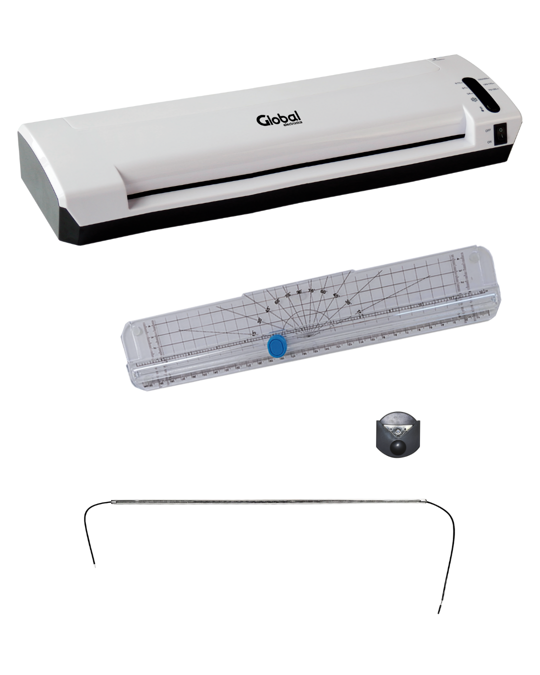 Laminadora 330mm + Cizalla + Redondeador Incluye Repuesto Tubo Quartz De Regalo