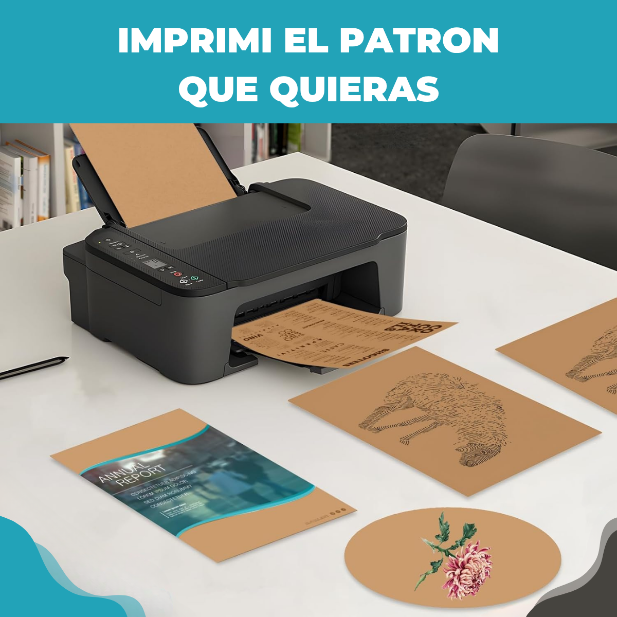 Papel Kraft A4 de 200 Grs - Resma de 20 hojas - Imagen 6