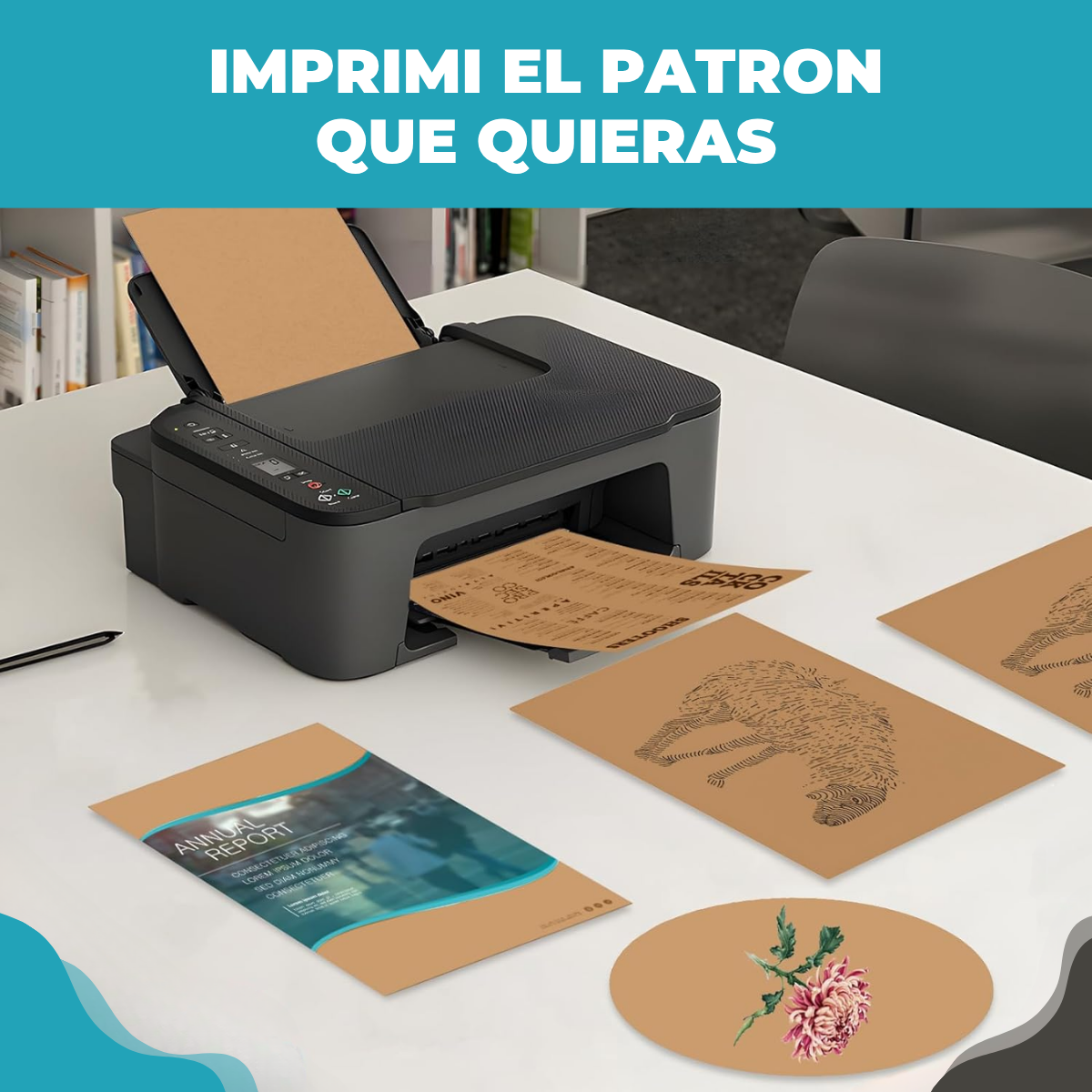 Papel Kraft A4 de 125 Gr - Resma de 20 hojas - Imagen 6