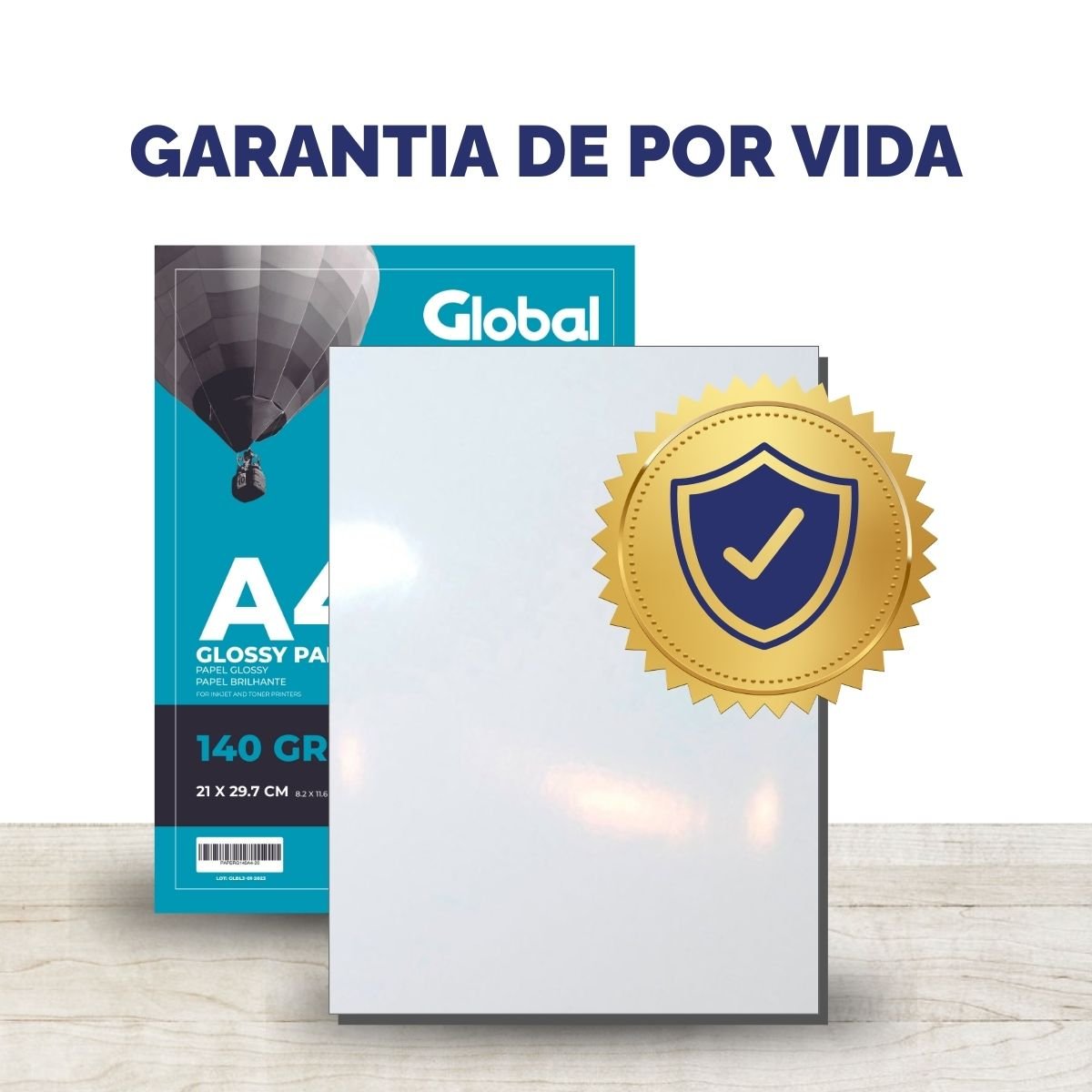 Papel Glossy A4 de 140 Grs - Resma de 20 hojas - Imagen 7