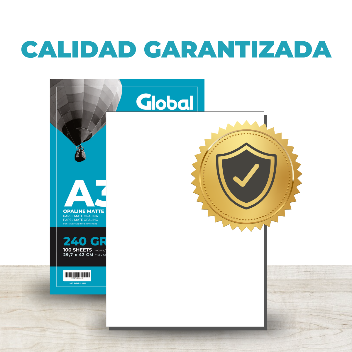 Resma de Papel Opalina Mate Resma de 100 A3 - Imagen 8