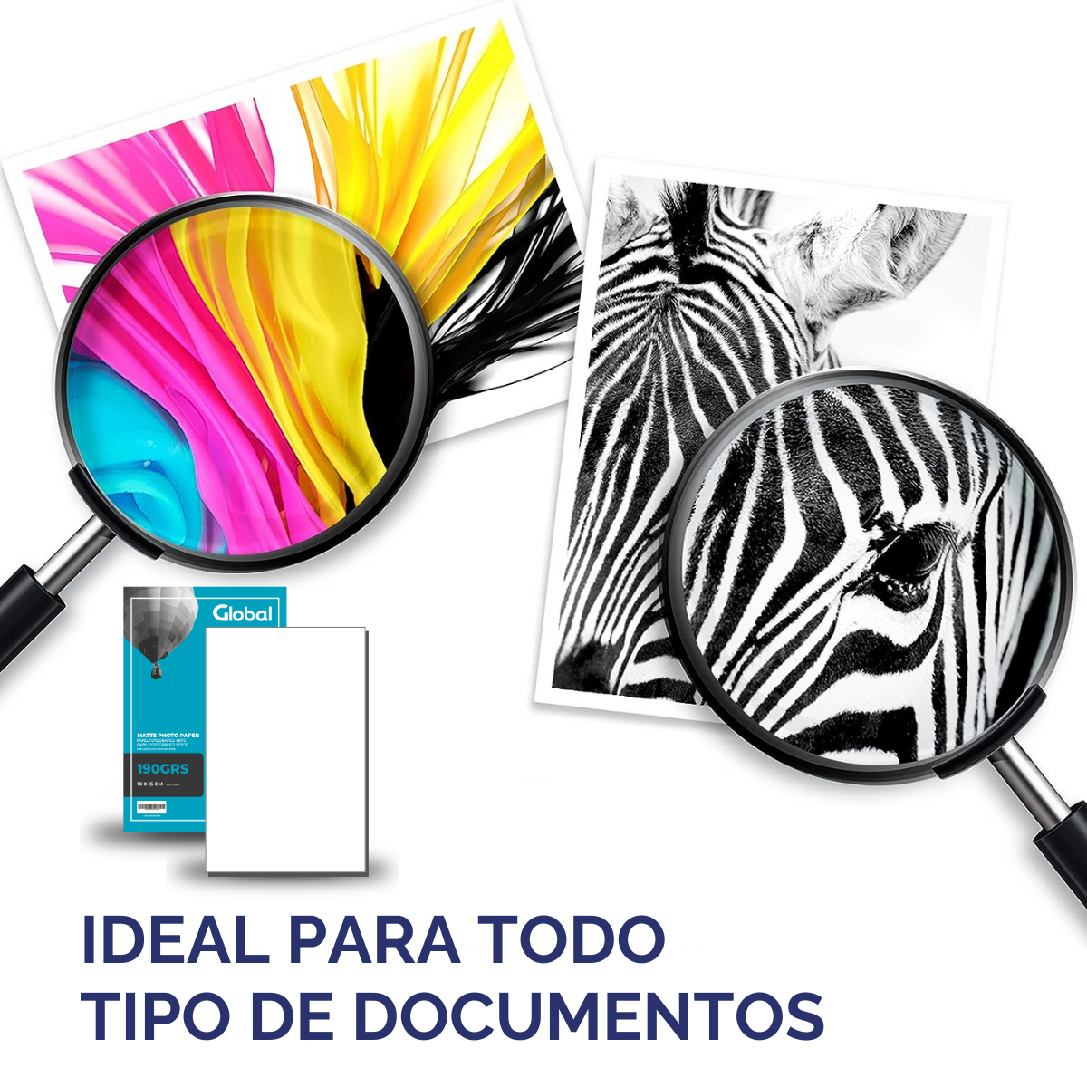 Papel Mate 4R tamaño para fotografía de 190 Grs - Resma de 20 hojas - Imagen 8