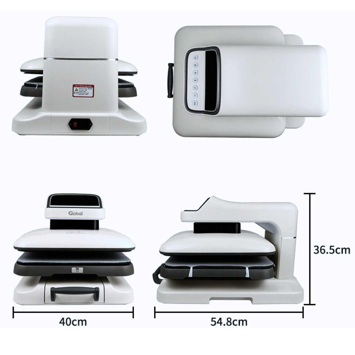 Plancha Sublimadora Estampadora Automatica 38x38 - Imagen 10