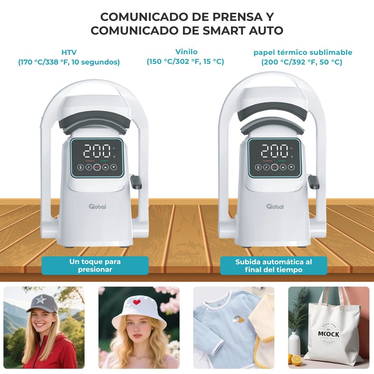 Plancha Sublimadora Estampadora Automatica De Gorras 3 En 1 - Imagen 3