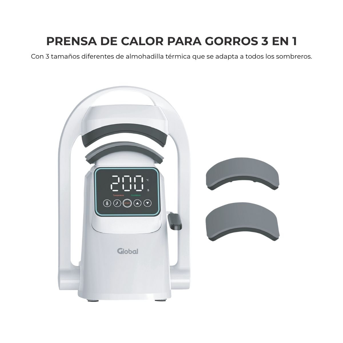 Plancha Sublimadora Estampadora Automatica De Gorras 3 En 1 - Imagen 5