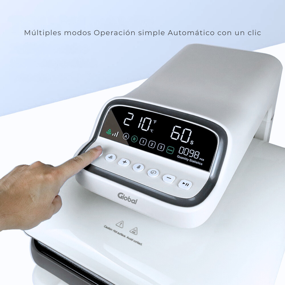 Plancha Sublimadora Estampadora Automatica 38x38 - Imagen 4