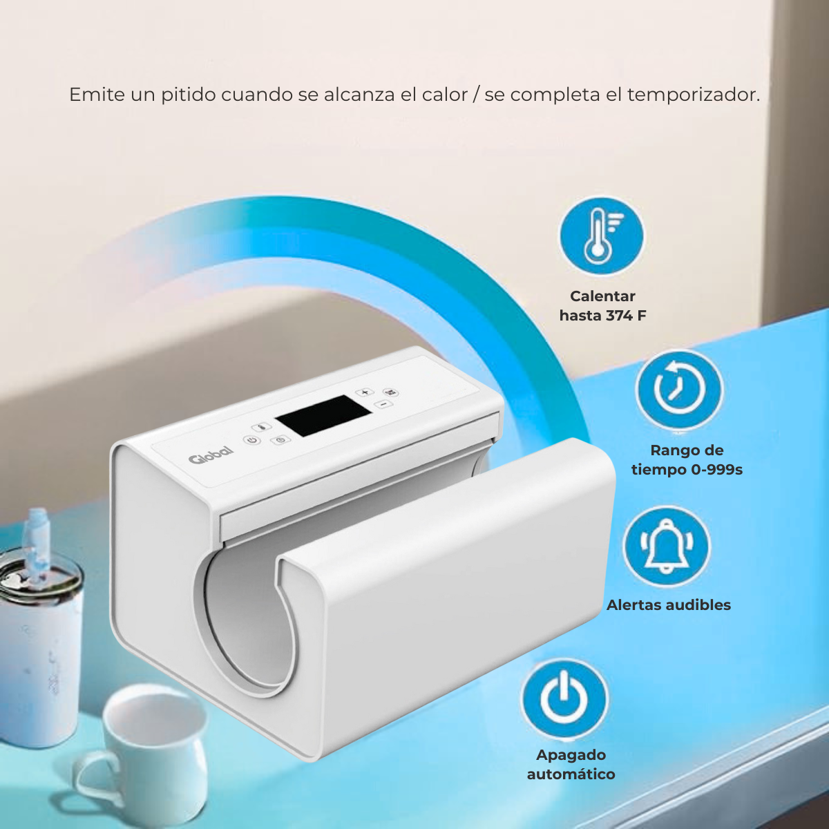 Plancha Sublimadora Estampadora Automatica De Termos - Imagen 5