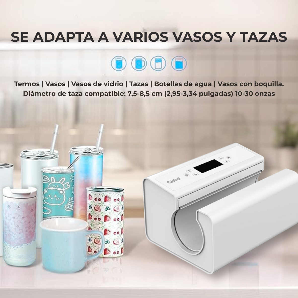 Plancha Sublimadora Estampadora Automatica De Termos - Imagen 6