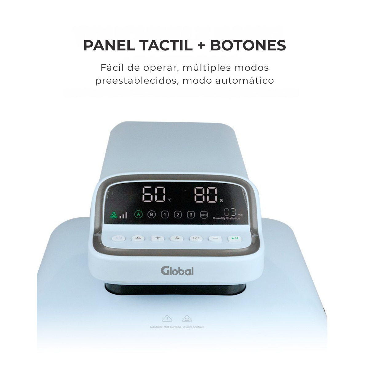 Plancha Sublimadora Estampadora Automatica 38x38 - Imagen 8