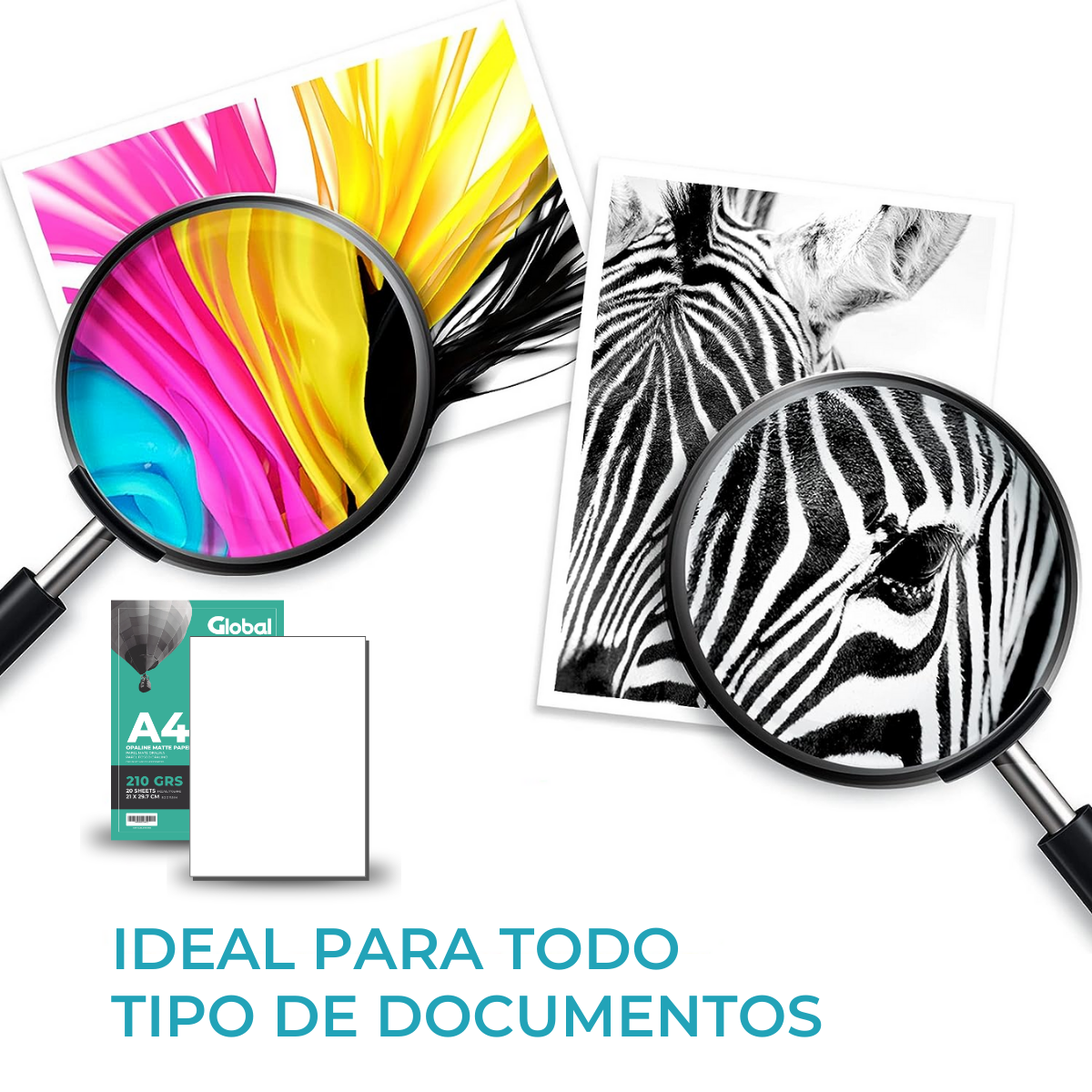 Resma de Papel Opalina Mate Resma de 20 Hojas A4 - Imagen 8