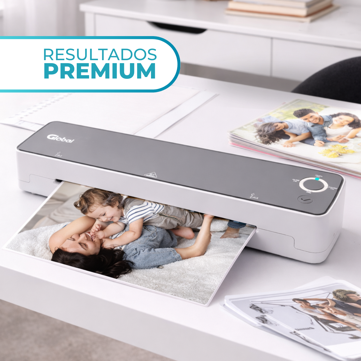 Laminadora Y Plastificadora En Caliente Y Frío A3 330mm con Cizalla y Redondeadora Incluída - Imagen 9